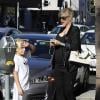 Gwen Stefani, enceinte, emmène son fils aîné Kingston chez un dentiste à Beverly Hills. Le 26 décembre 2013.