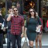 Tamara Ecclestone avec son mari Jay Rutland et son beau-frère James Stunt en shopping à Beverly Hills, Los Angeles, le 26 décembre 2013.