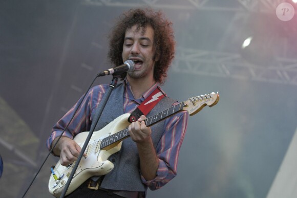 Albert Hammond Jr. au festival "Rock en Seine" à Paris, le 26 août 2007.
