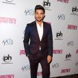 Adam Lambert assiste au concert Piece of me de Britney Spears, à l'Axis Theater de Las Vegas, le vendredi 27 décembre 2013.