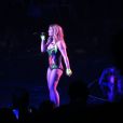 Britney Spears sur la scène de l'Axis Theater, au Planet Hollywood de Las Vegas, pour son concert Piece of me, le vendredi 27 décembre 2013.