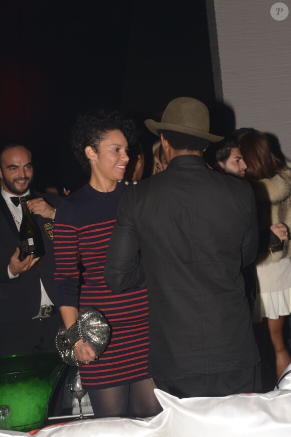 Exclusif - Usher et sa compagne Grace Miguel au VIP Room de Marrakech, le 31 décembre 2013.