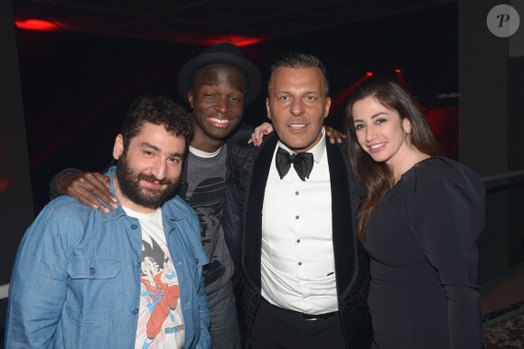 Exclusif - Mouloud Achour, Stéphane Bak, Jean-Roch au VIP Room de Marrakech, le 31 décembre 2013.
