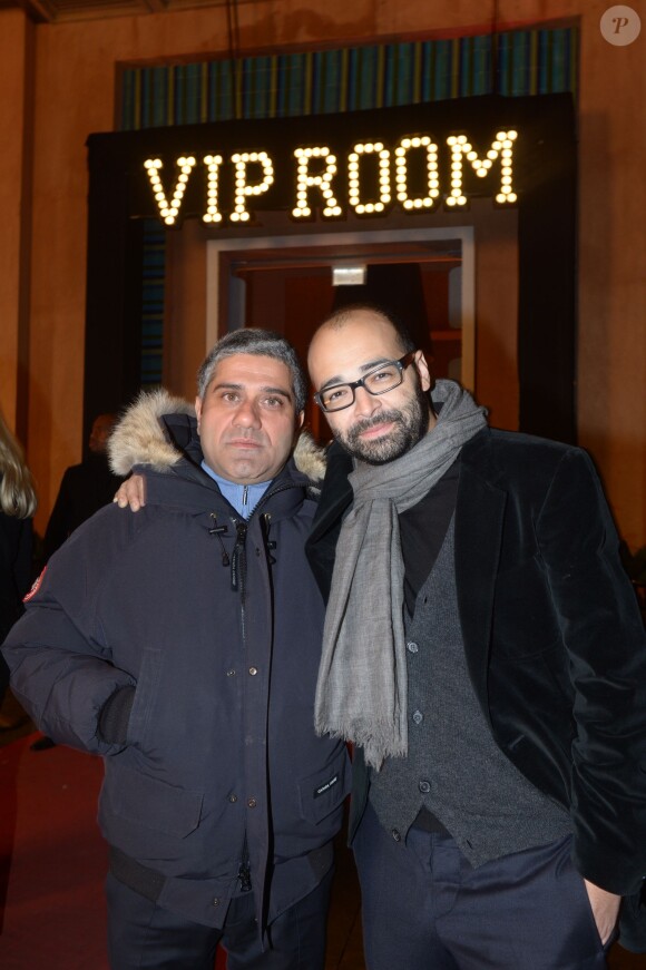 Exclusif - Isaac Sharry, Djamel Bensalah au VIP Room de Marrakech, le 31 décembre 2013.