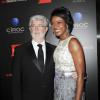 George Lucas et sa femme Mellody Hobson le 16 juin 2013 à Los Angeles