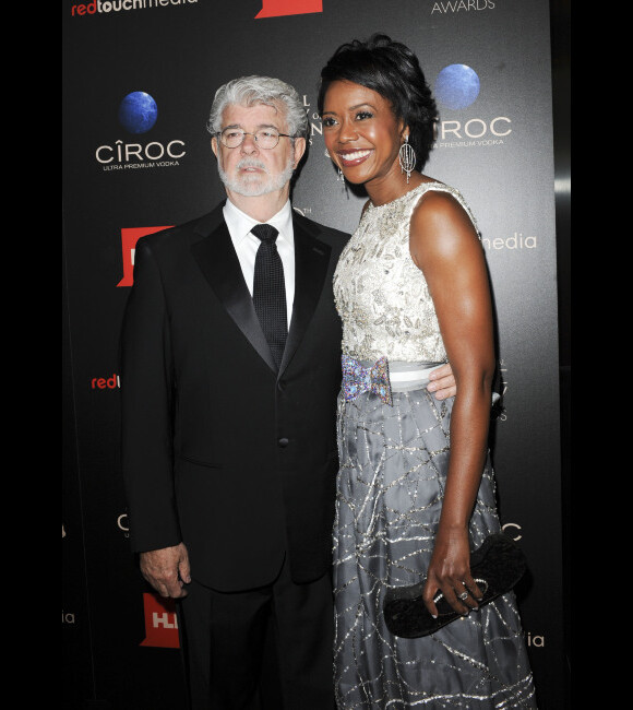 George Lucas et sa femme Mellody Hobson le 16 juin 2013 à Los Angeles