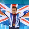 Tom Daley après avoir décroché le bronze olympique à Londres, le 11 août 2012