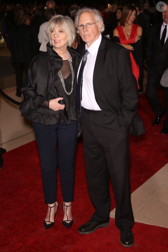 Andrea Beckett et son mari Bruce Dern assistent à la soirée de remise de prix du 25e Festival International du film de Palm Springs. Le 4 janvier 2014.