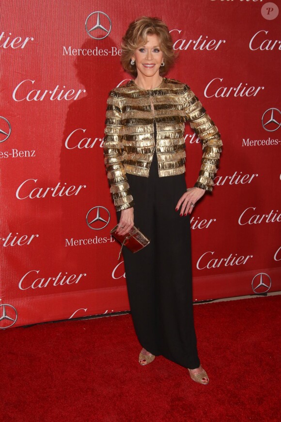 Jane Fonda assiste à la soirée de remise de prix du 25e Festival International du film de Palm Springs. Le 4 janvier 2014.