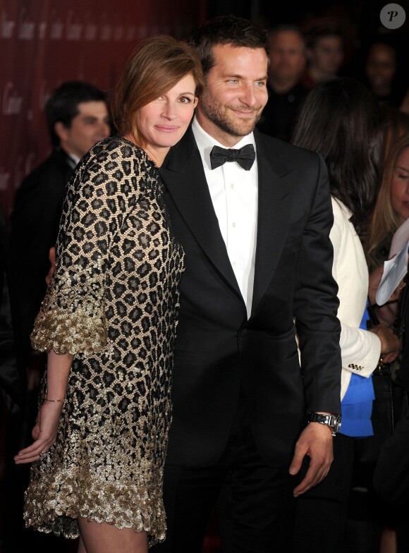 Julia Roberts and Bradley Cooper arrive at the 25th annual Palm Springs International Film Festival Awards Gala at Palm Springs Convention Center on January 4, 2014 in Palm Springs, Ca, USA. Photo by Gilbert Flores/Broadimage/ABACAPRESS.COM05/01/2014 - Palm Springs
