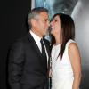 George Clooney et Sandra Bullock lors de l'avant-première du film Gravity à New York le 1er octobre 2013
