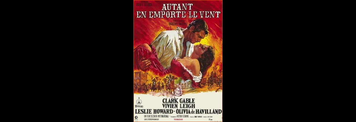 Autant en emporte le vent Gone With The Wind Affiche Poster Original