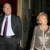 Jacques Chirac et sa femme Bernadette en 2011 à Versailles.