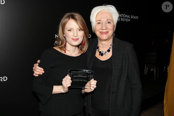 Sarah Polley et Olympia Dukakis lors des National Board of Review Awards 2014 à New York le 7 janvier 2014.