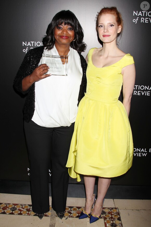 Octavia Spencer et Jessica Chastain lors des National Board of Review Awards 2014 à New York le 7 janvier 2014.