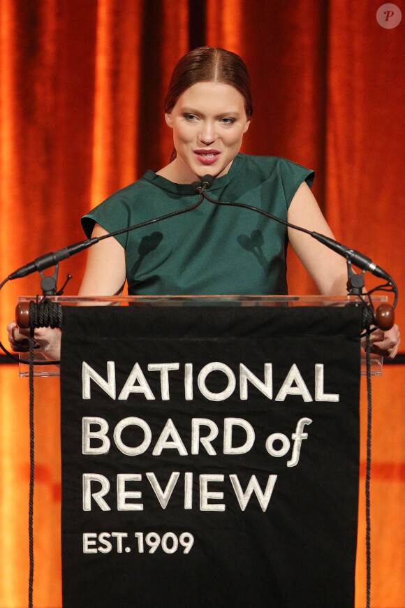 Léa Seydoux lors des National Board of Review Awards 2014 à New York le 7 janvier 2014.