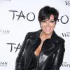 Kris Jenner arrive a l'anniversaire de sa fille Kim au Tao Nightclub à Las Vegas. Le 25 octobre 2013