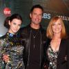 Meghan Ory, Josh Holloway, Marg Helgenberger à la soirée "CNET'S" de la chaîne de télévision CBS à Las Vegas, le 7 janvier 2014.