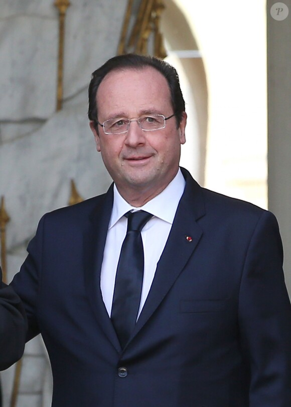Francois Hollande à Paris, le 8 janvier 2014.