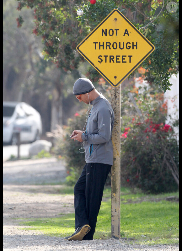 Matthew McConaughey fait son footing, le vendredi 3 janvier 2014 à Malibu.