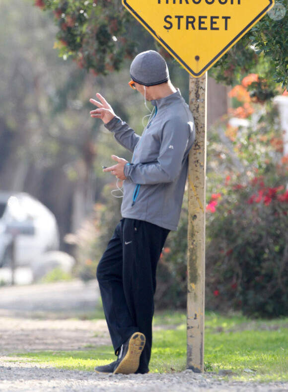 Matthew McConaughey fait son footing, le vendredi 3 janvier 2014 à Malibu.