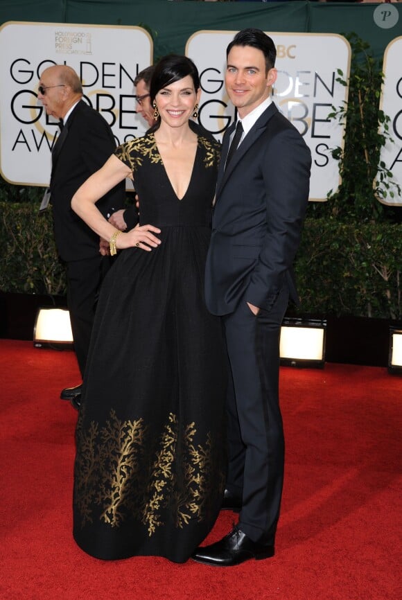 Julianna Margulies & Keith Lieberthal lors des Golden Globe Awards au Beverly Hilton de Beverly Hills, Los Angeles, le 12 janvier 2014.