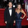 Tom Hanks et sa femme Rita Wilson lors des Golden Globe Awards au Beverly Hilton de Beverly Hills, Los Angeles, le 12 janvier 2014.