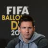 Lionel Messi le 13 janvier 2013 à Zurich à l'occasion de la cérémonie du Ballon d'Or