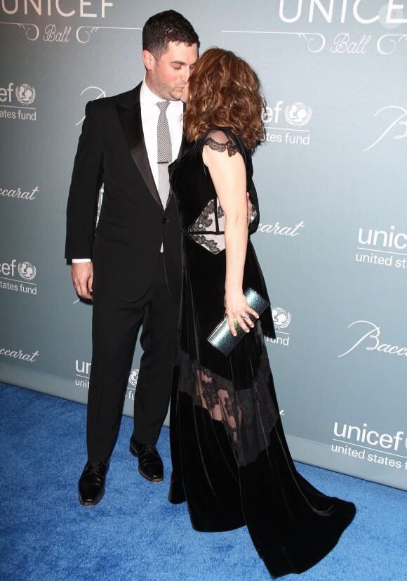 Alyssa Milano et son mari David Bugliari lors du gala UNICEF à Beverly Hills, le 14 janvier 2014.