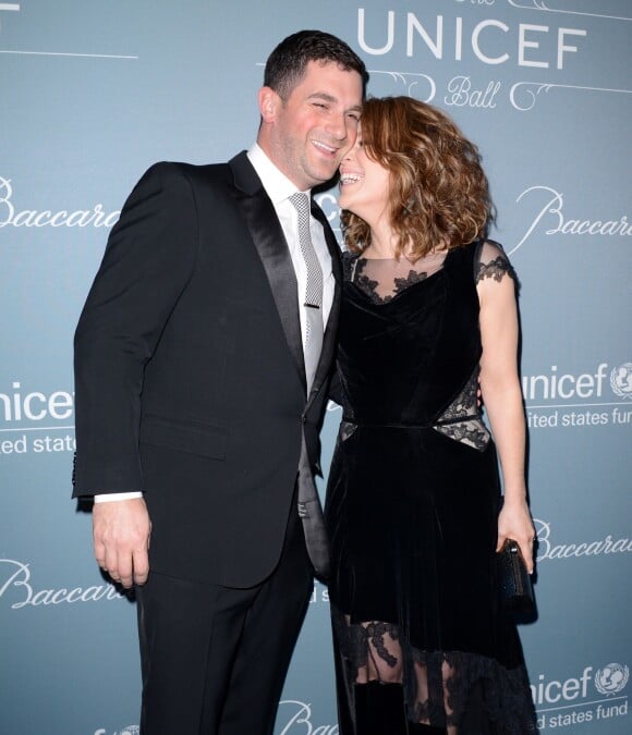 David Bugliari et Alyssa Milano complices et amoureux lors du gala UNICEF à Beverly Hills, le 14 janvier 2014.