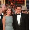 Kate Moss et Johnny Depp montent les marches du festival de Cannes en 1997