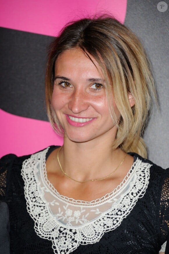 Tatiana Golovin lors de la conférence de presse des Plus Grands Moments de Sport Eté 2013 chez France Télévision à Paris, le 23 avril 2013