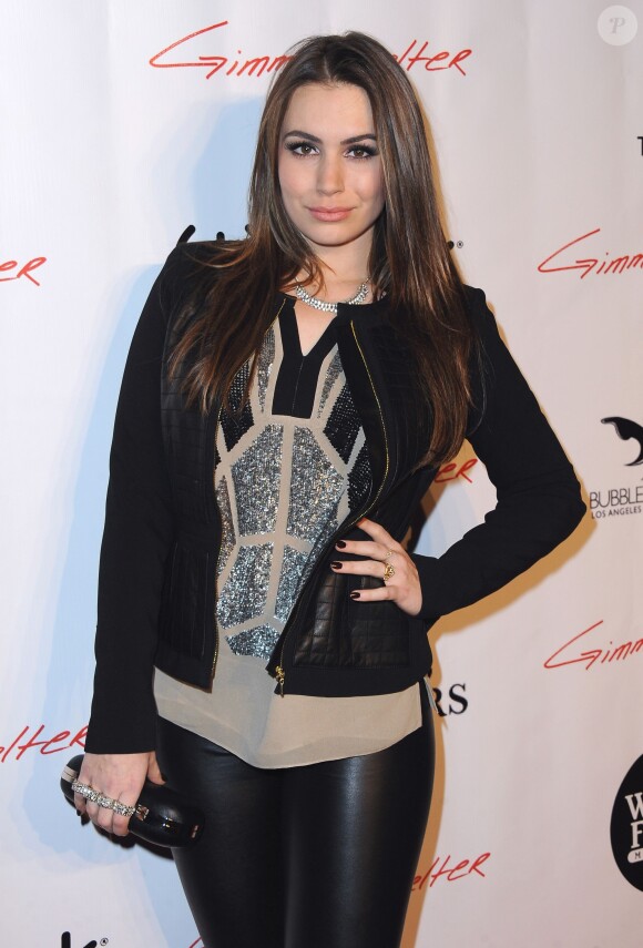 Sophie Simmons à la première de Gimme Shelter à l'Egyptian Theatre, Hollywood, Los Angeles, le 14 janver 2014.
