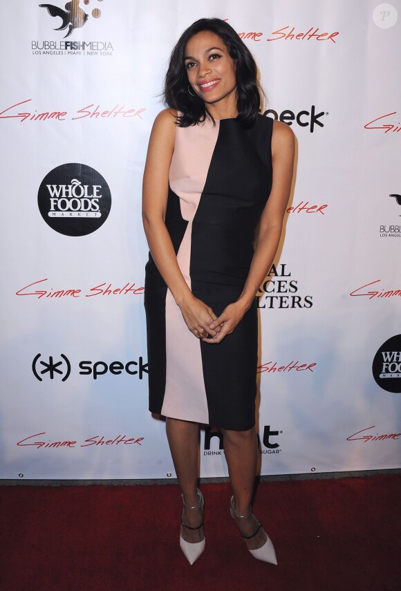 Rosario Dawson à la première de Gimme Shelter à l'Egyptian Theatre, Hollywood, Los Angeles, le 14 janver 2014.