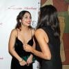 Vanessa Hudgens et Rosario Dawson complices et main dans la main à la première de Gimme Shelter à l'Egyptian Theatre, Hollywood, Los Angeles, le 14 janver 2014.