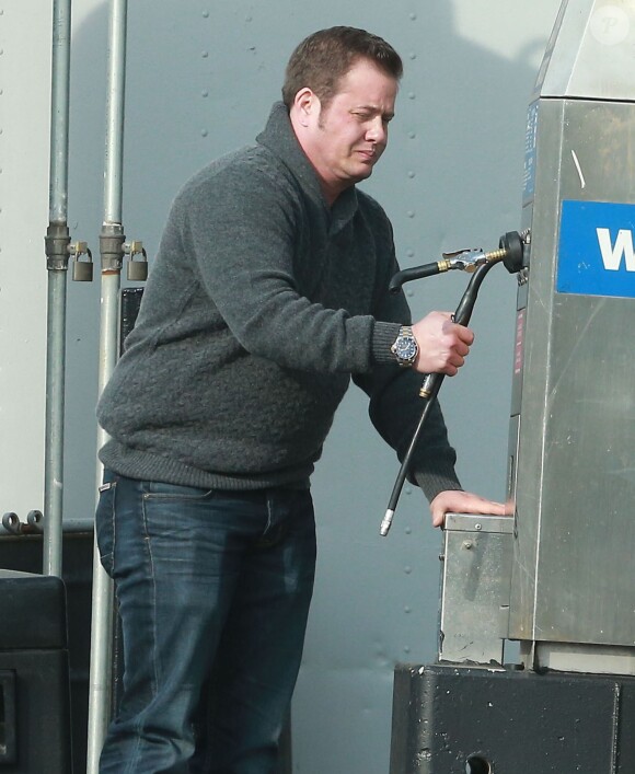 Exclusif - Chaz Bono à Los Angeles, le 9 janvier 2014.