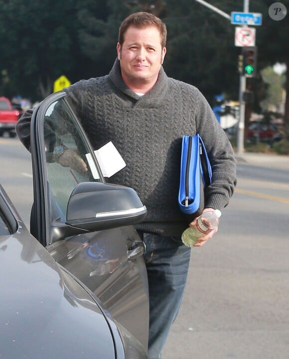 Exclusif - Chaz Bono à Los Angeles, le 9 janvier 2014.