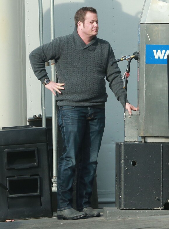 Exclusif - Chaz Bono à Los Angeles, le 9 janvier 2014.