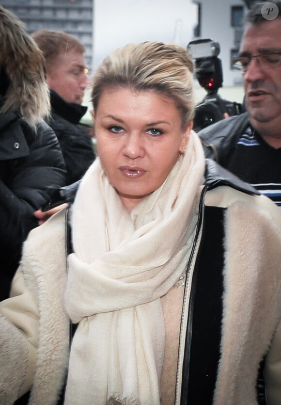 Corinna Schumacher lors de son arrivée au CHU de Grenoble, le 3 janvier 2014