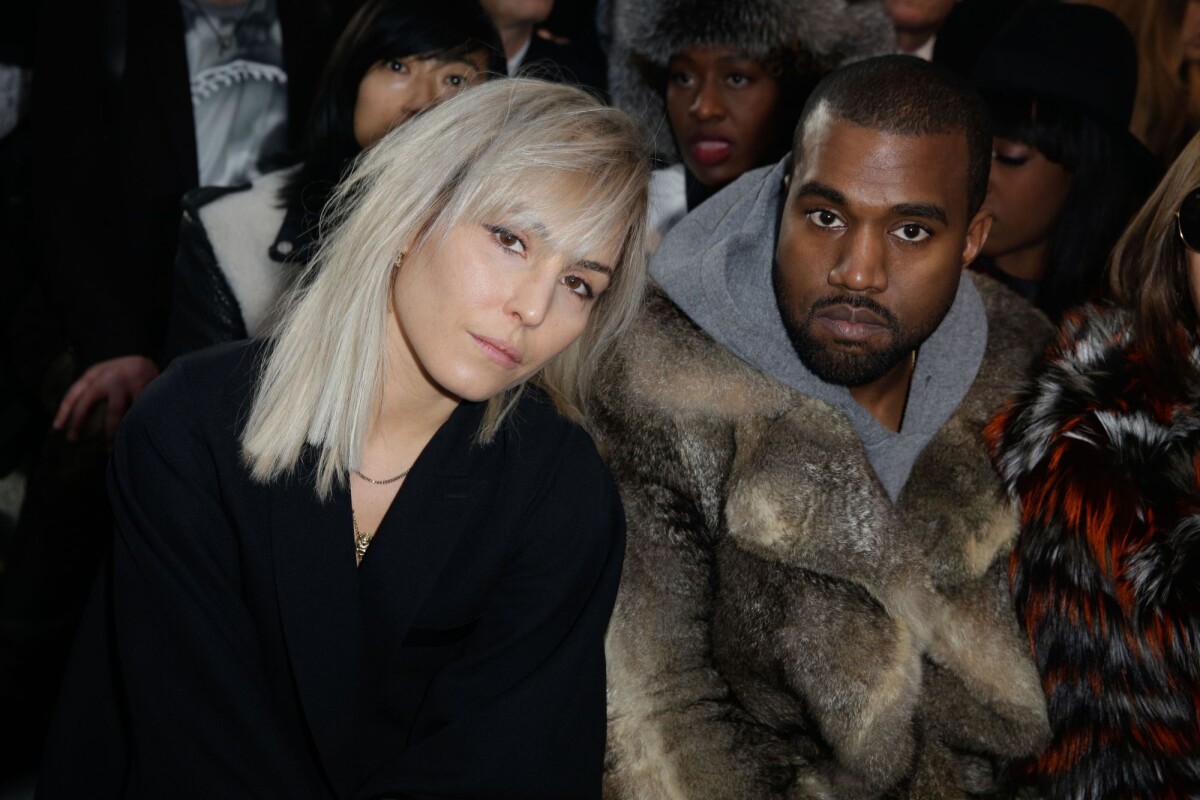 Photo Noomi Rapace Et Kanye West Assistent Au Défilé Givenchy Automne Hiver 2014 2015 à La