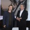 Florent Pagny et Michel Drucker dans Vivement Dimanche, le mercredi 15 janvier 2014 (diffusion prévue le dimanche 19 janvier 2014).