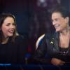 La princesse Stéphanie de Monaco et sa fille Pauline Ducruet lors de la troisième journée du 38e Festival International du Cirque de Monte-Carlo à Monaco, le 18 janvier 2014