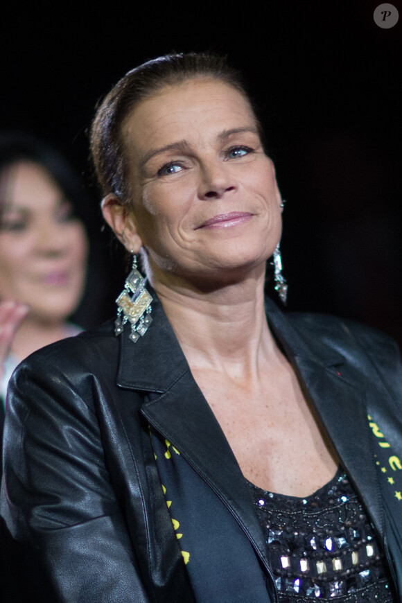 La princesse Stéphanie de Monaco lors de la troisième journée du 38e Festival International du Cirque de Monte-Carlo à Monaco, le 18 janvier 2014
