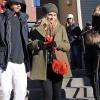 Teresa Palmer (enceinte) dans les rues de Park City à l'occasion du festival du film de Sundance, le 18 janvier 2014.