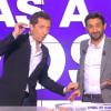 Gad Elmaleh et Cyril Hanouna dans l'émission "Touche pas à mon poste", lundi 20 janvier 2014.
