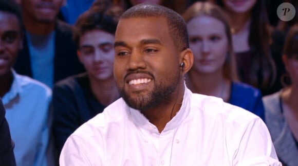 Kanye West, invité du Grand Journal de Canal +, lundi 20 janvier 2014.