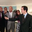 Michelle Obama en compagnie de LeBron James, Ray Allen, Dwyane Wade, Chris Bosh et Erick Spoelstra dans une vidéo pour la campagne Let's Move de la first lady