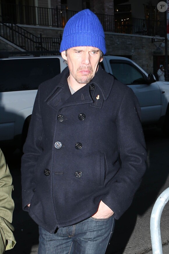 Ethan Hawke non loin du festival de Sundance à Park City le 20 janvier 2014. Il défend le film Boyhood