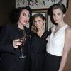 Rossy de Palma, Clotilde Courau et Elettra Wiedemann lors du dîner organisé par Montblanc à Genève le 20 janvier 2014, pour célébrer l'annonce de Hugh Jackman comme nouveau visage dela marque.