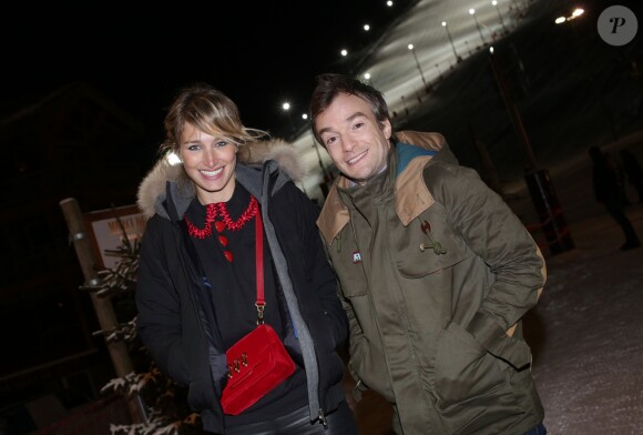 Pauline Lefèvre et Jonathan Lambert lors du 17e Festival international du film de comédie de l'Alpe d'Huez, le 17 janvier 2014.